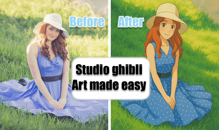 Turn any picture into a whimsical art  in the style of Studio Ghibli